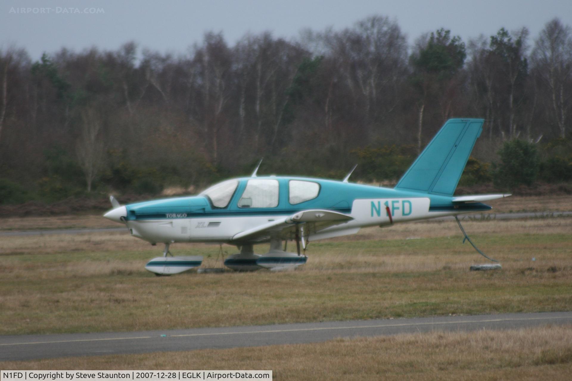 N1FD, 1994 Socata TB-200 Tobago XL C/N 1614, Taken at Blackbushe Airport 28th December 2007
