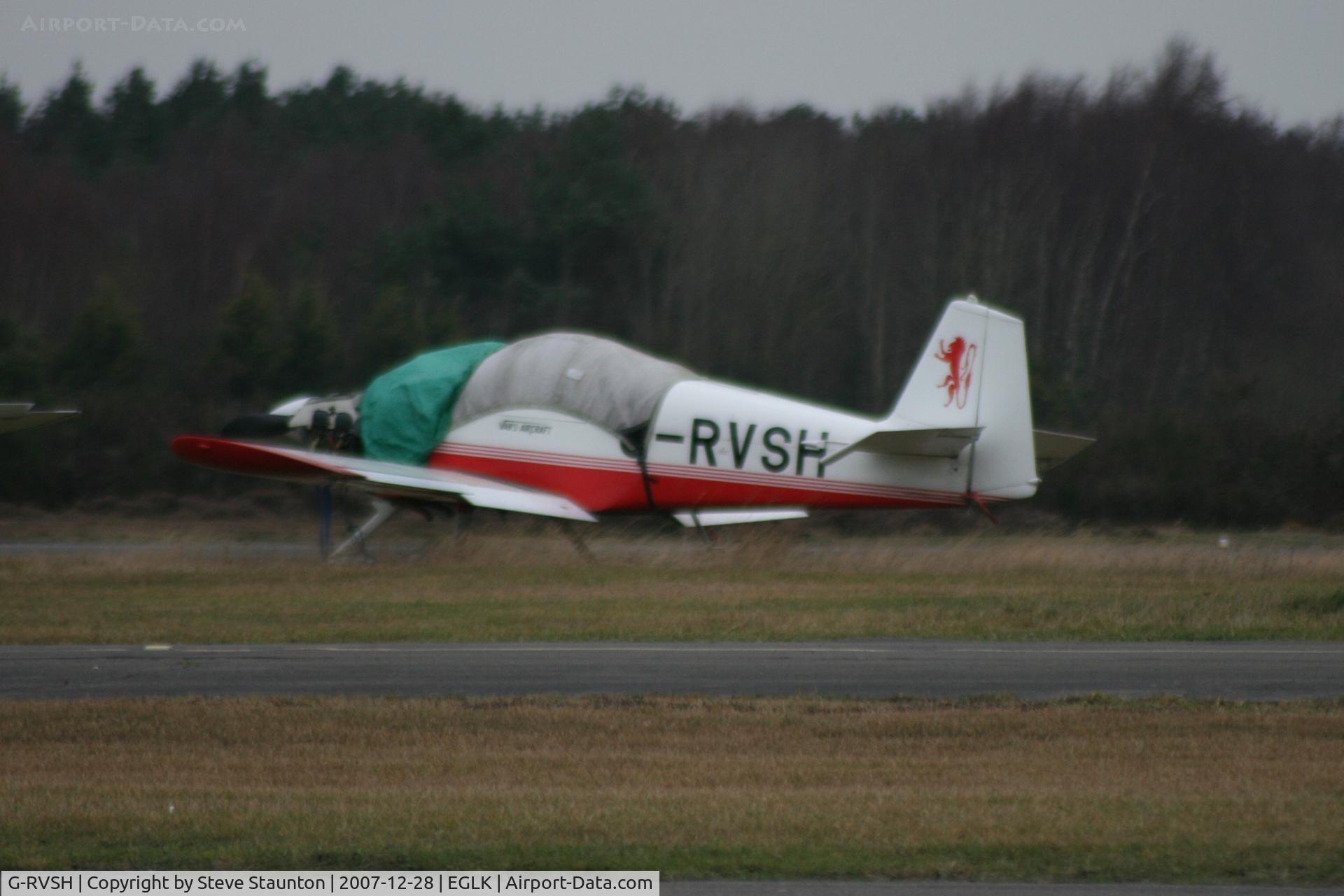 G-RVSH, 2004 Vans RV-6A C/N PFA 181A-13026, Taken at Blackbushe Airport 28th December 2007