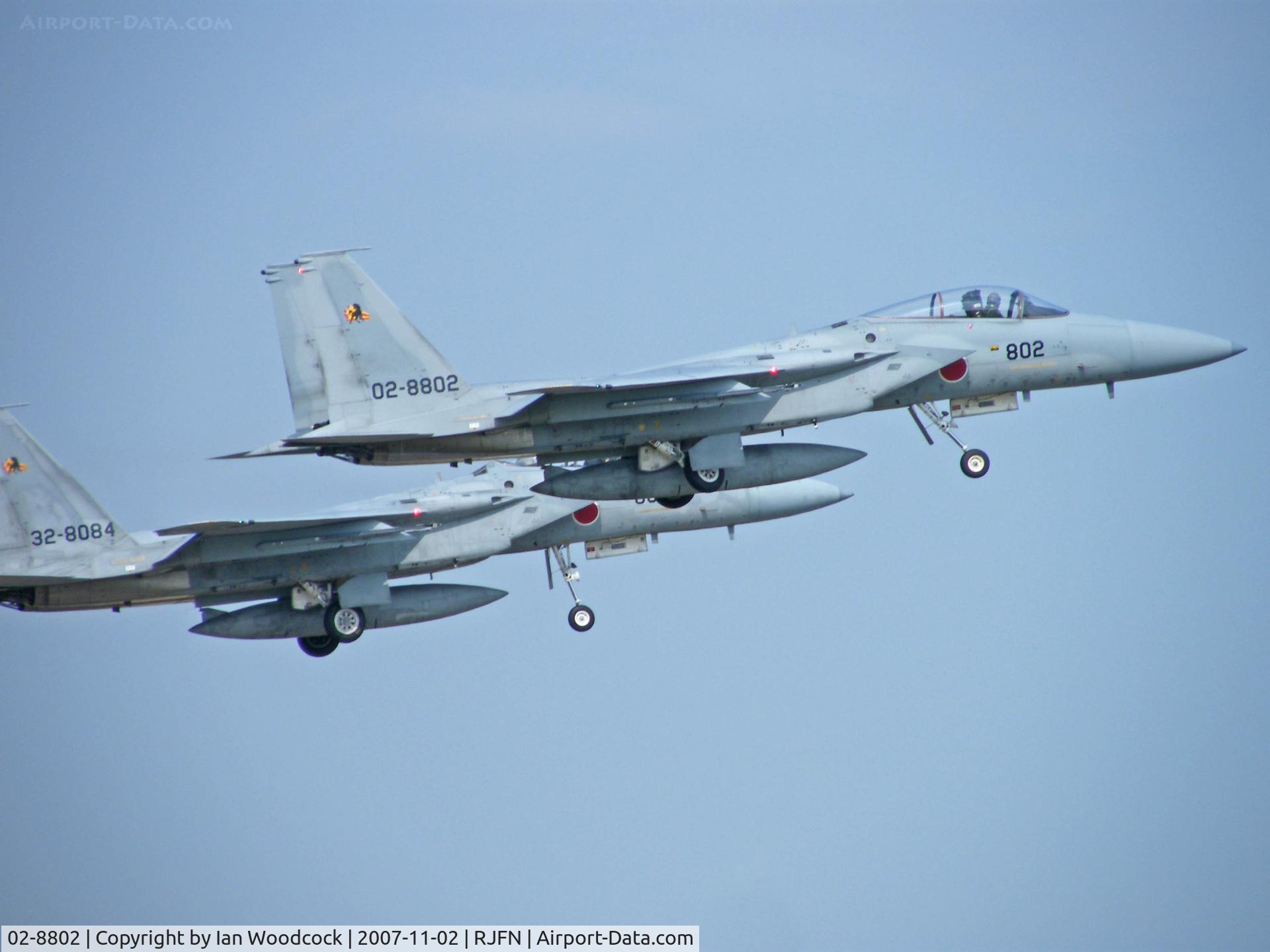 02-8802, 1981 McDonnell Douglas F-15J Eagle C/N J1-0548, F-15-DJ/Nyutabaru AB (with 32-8084)