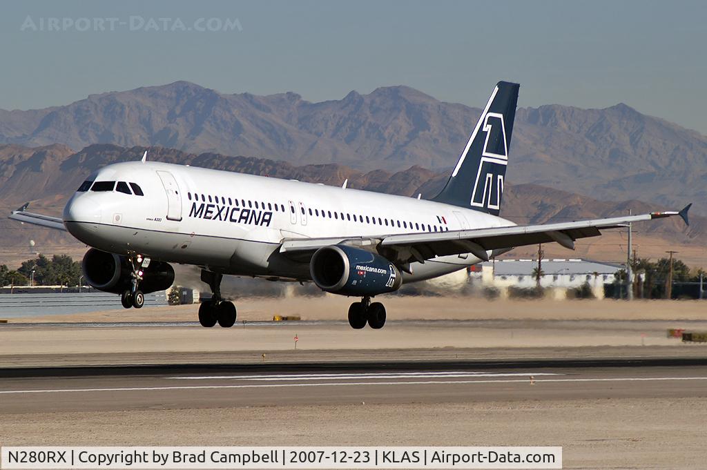 N280RX, 1991 Airbus A320-231 C/N 280, Mexicana / 1991 Airbus Industrie A320-231
