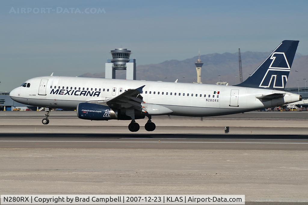 N280RX, 1991 Airbus A320-231 C/N 280, Mexicana / 1991 Airbus Industrie A320-231