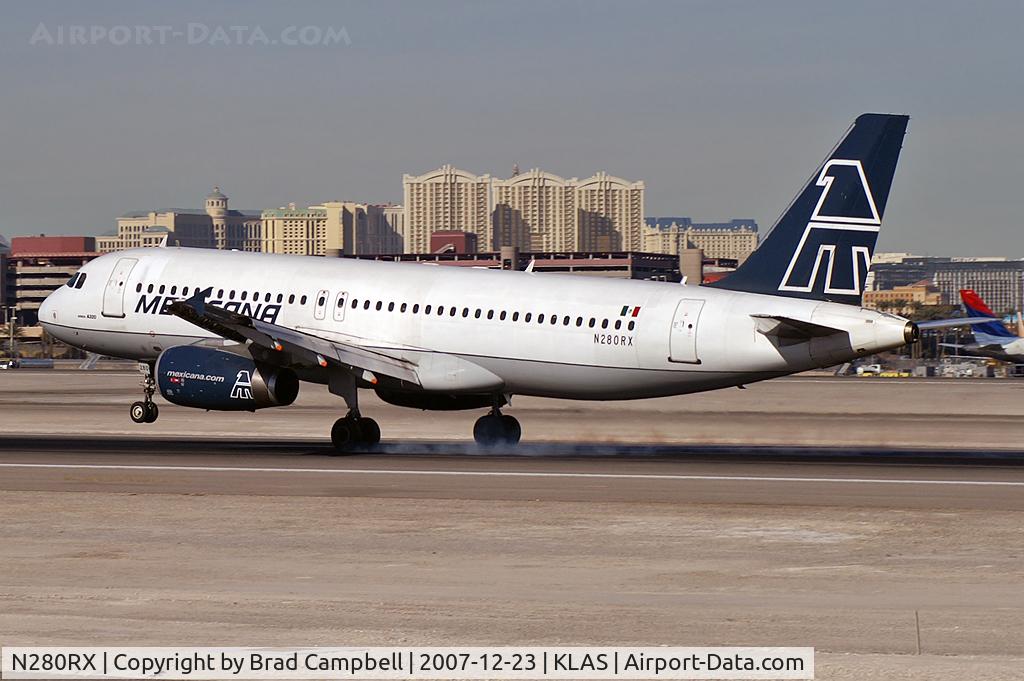 N280RX, 1991 Airbus A320-231 C/N 280, Mexicana / 1991 Airbus Industrie A320-231