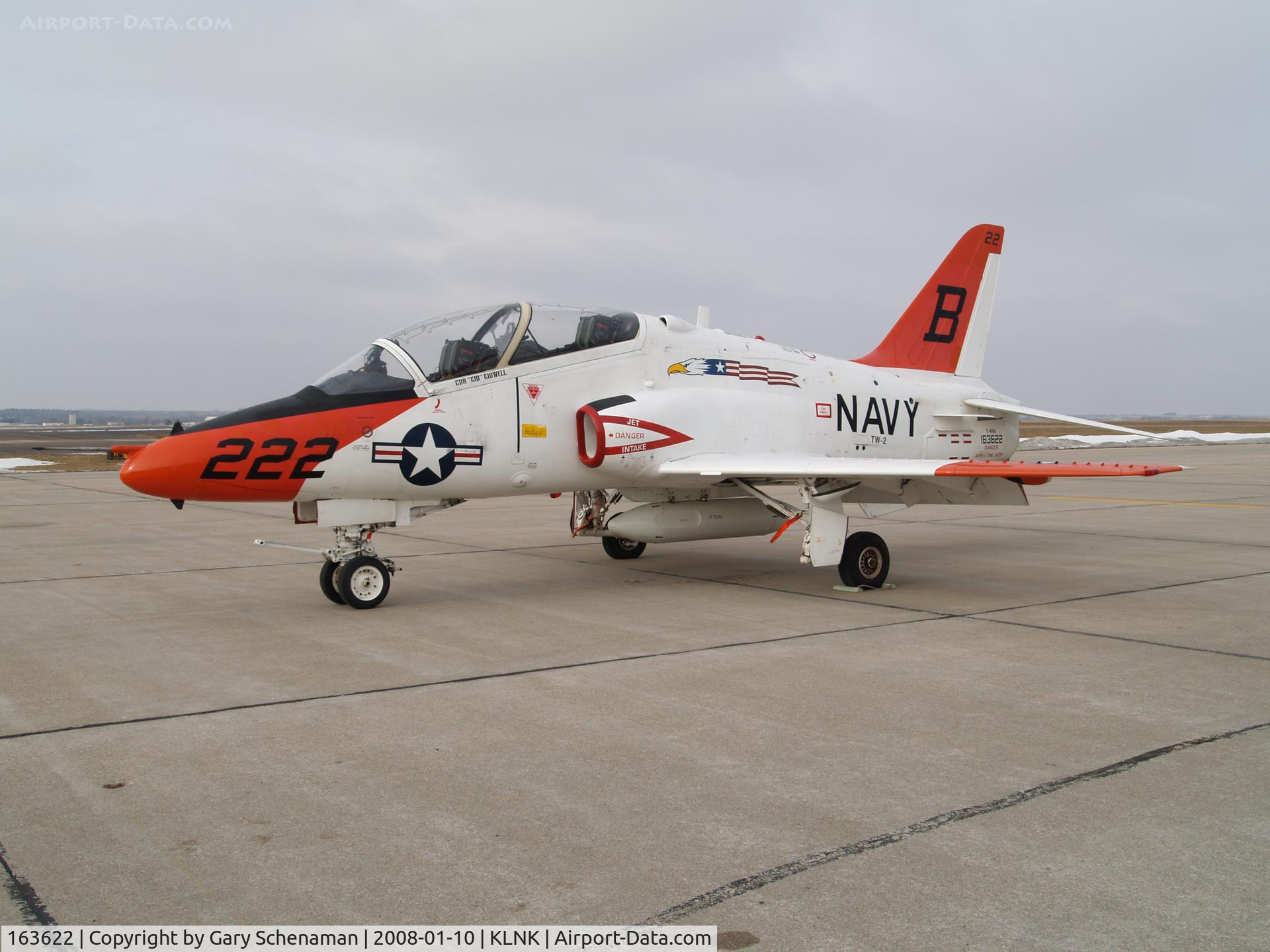 163622, McDonnell Douglas T-45A Goshawk C/N A024, Goshawk on tarmac in Lincoln