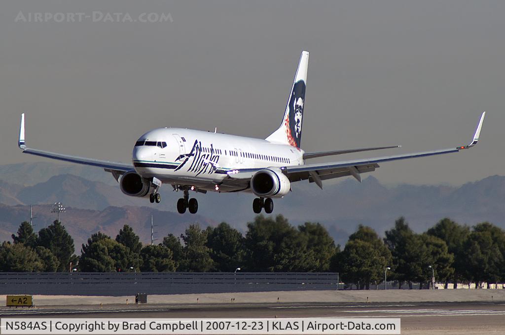 N584AS, 2007 Boeing 737-890 C/N 35682, Alaska Airlines / 2007 Boeing 737-890