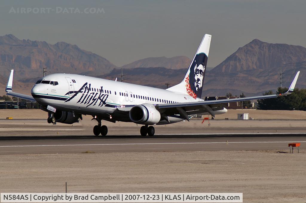 N584AS, 2007 Boeing 737-890 C/N 35682, Alaska Airlines / 2007 Boeing 737-890