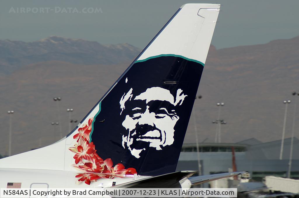 N584AS, 2007 Boeing 737-890 C/N 35682, Alaska Airlines / 2007 Boeing 737-890
