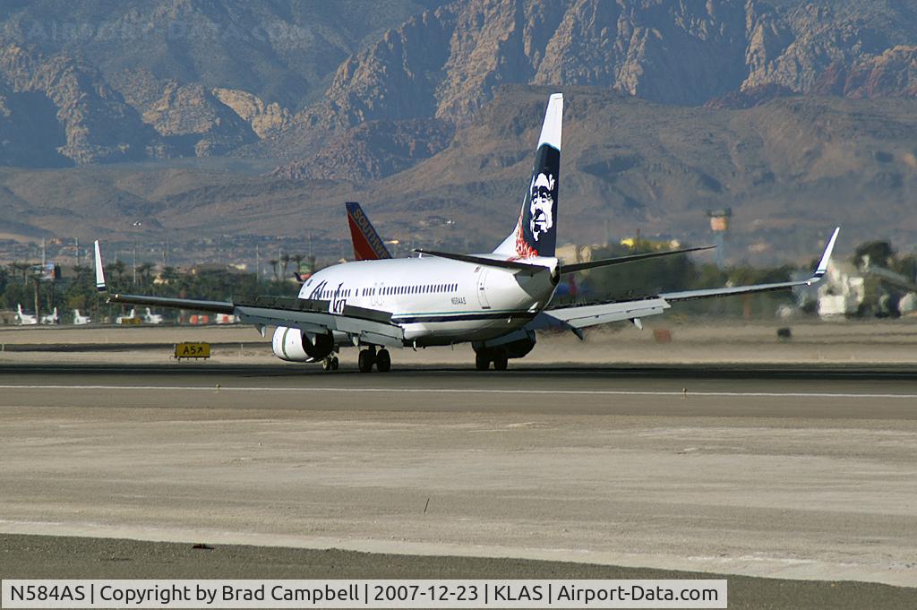 N584AS, 2007 Boeing 737-890 C/N 35682, Alaska Airlines / 2007 Boeing 737-890