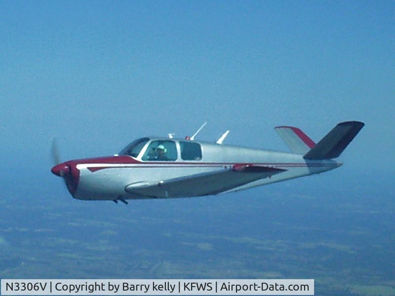 N3306V, 1947 Beech 35 Bonanza C/N D-765, N3306V inflight near Lampasses, Texas