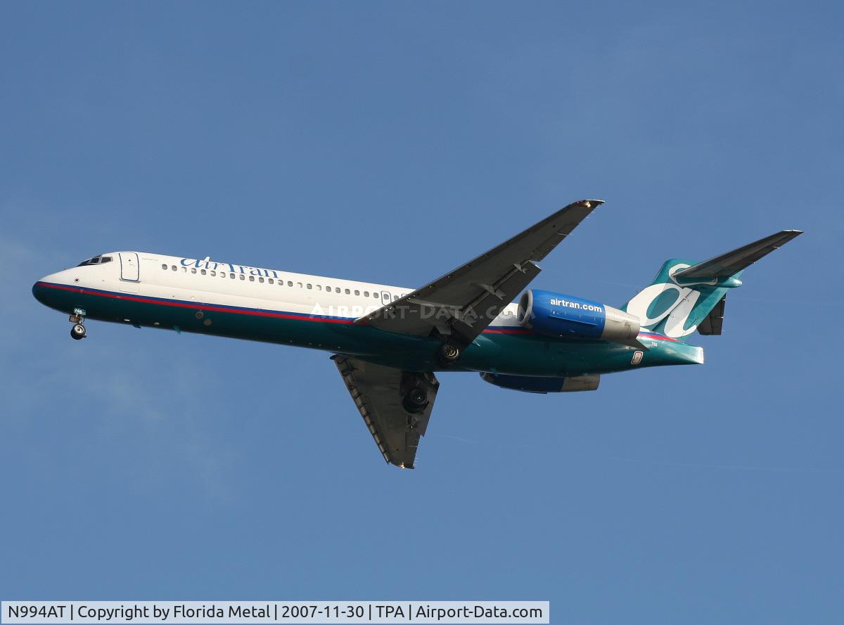 N994AT, 2002 Boeing 717-200 C/N 55138, Air Tran