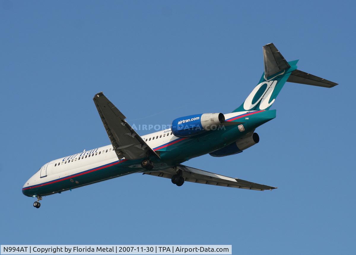N994AT, 2002 Boeing 717-200 C/N 55138, Air Tran