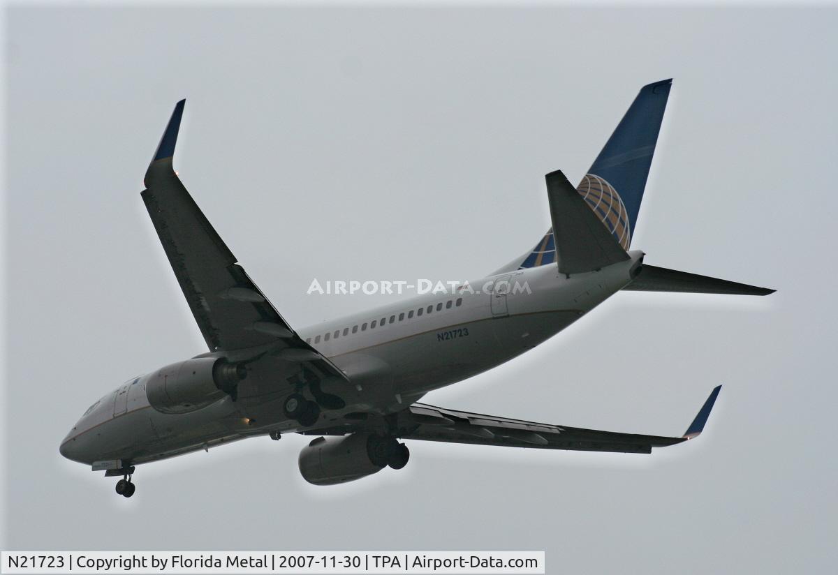 N21723, 1999 Boeing 737-724 C/N 28790, Continental