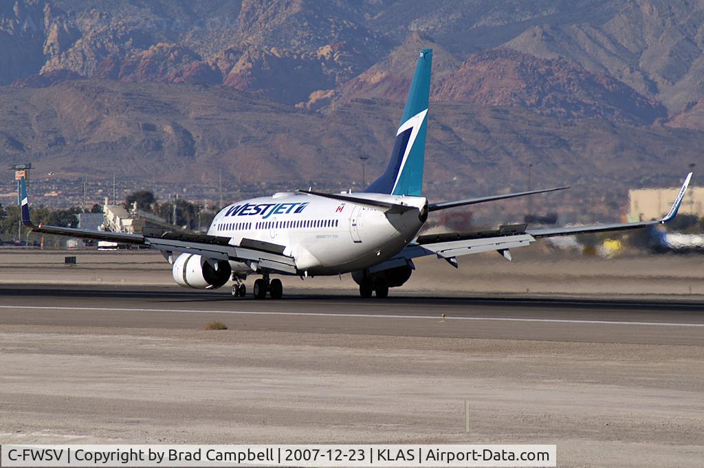 C-FWSV, 2003 Boeing 737-7CT C/N 32760, WestJet Airlines / 2003 Boeing 737-7CT