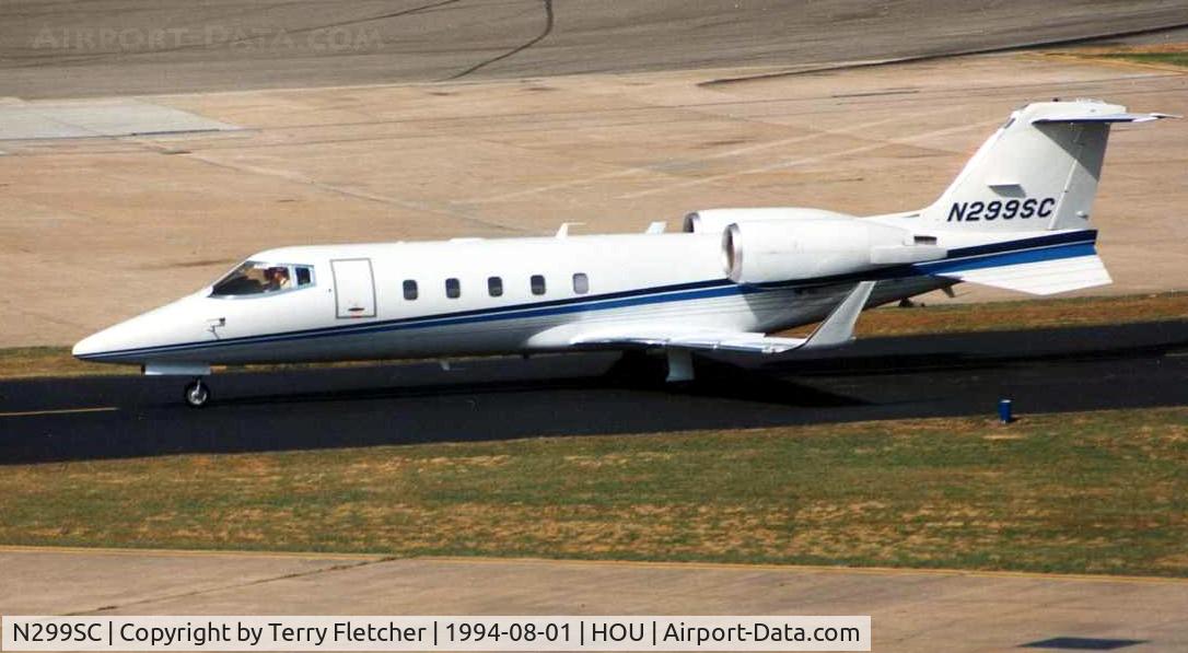 N299SC, 1997 Learjet Inc 60 C/N 112, These marks were also worn by Learjet 60 cn 025 seen here at Houston Hobby in 1994 - this aircraft is currently registered N919RS