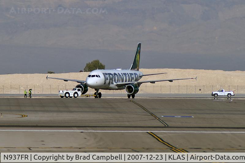 N937FR, 2005 Airbus A319-111 C/N 2400, Frontier Airlines - 'Parrot' / 2005 Airbus A319-111