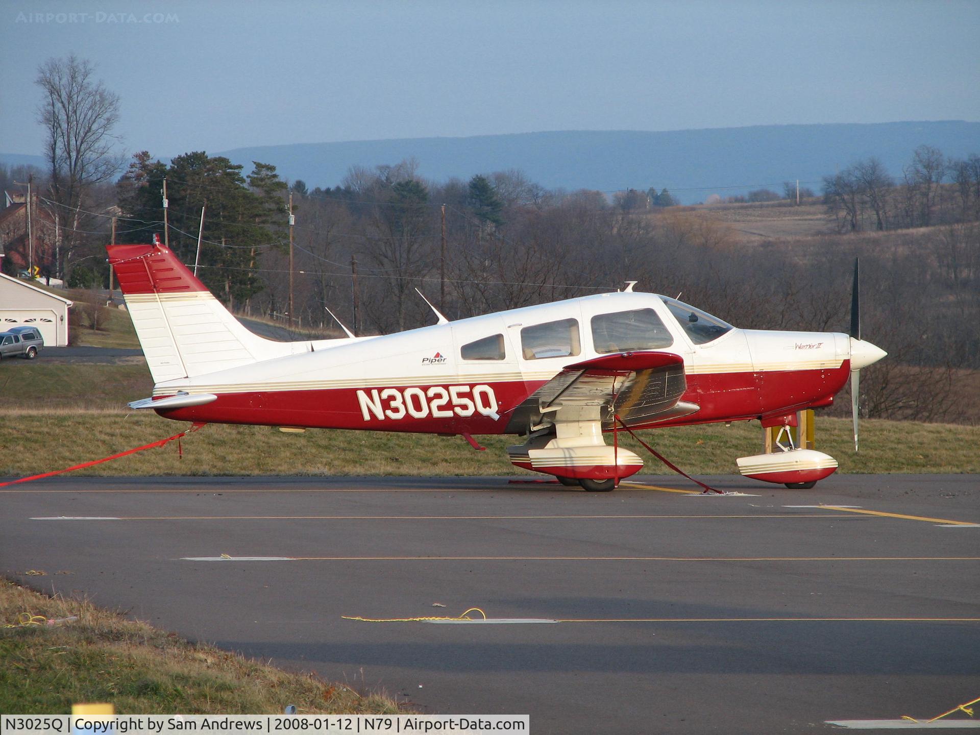 N3025Q, 1979 Piper PA-28-161 C/N 28-7916285, sitting in the sun.