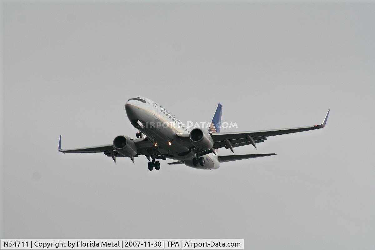 N54711, 1998 Boeing 737-724 C/N 28782, Continental