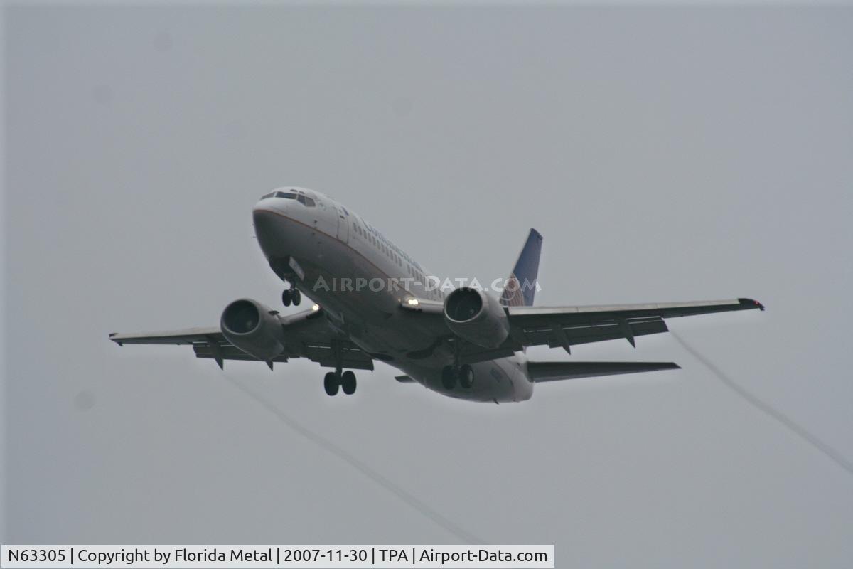 N63305, 1985 Boeing 737-3TO C/N 23356, Continental