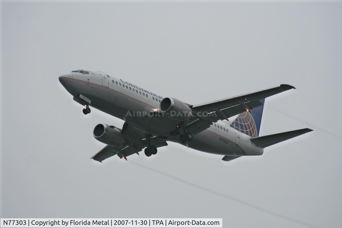 N77303, 1985 Boeing 737-3TO C/N 23354, Continental