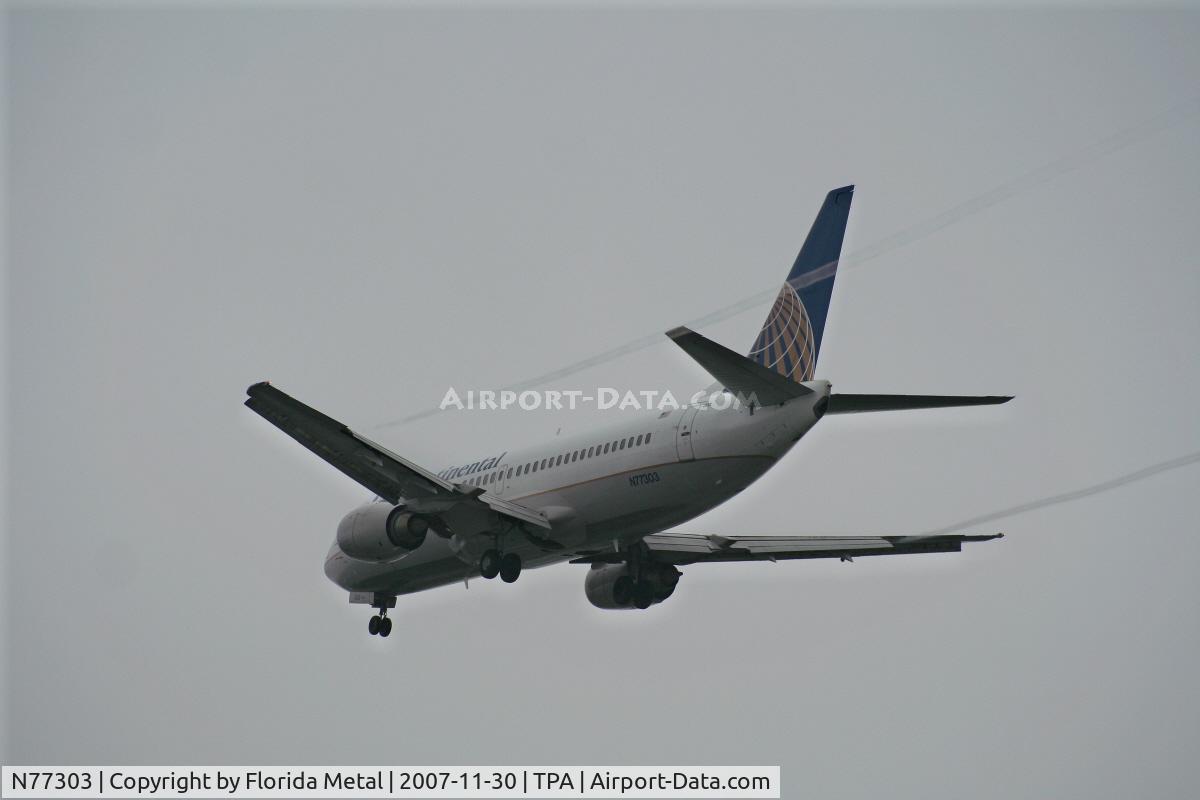 N77303, 1985 Boeing 737-3TO C/N 23354, Continental