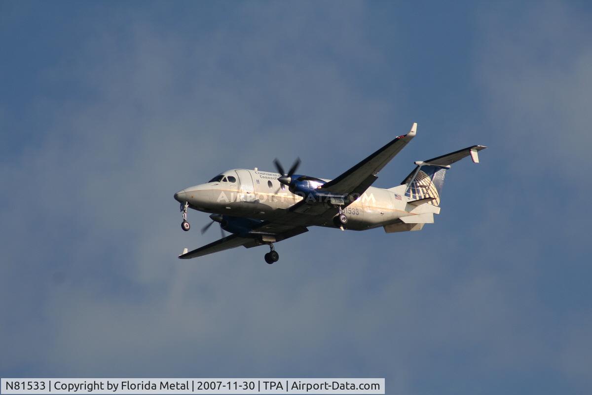 N81533, 1995 Beech 1900D C/N UE-137, Continental Connection