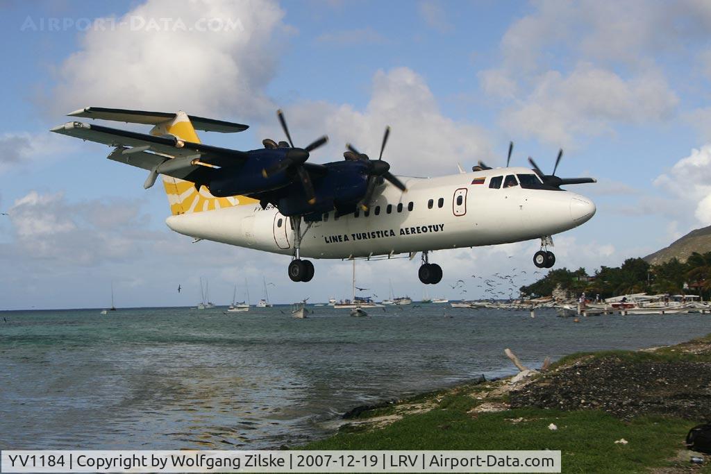 YV1184, 1980 De Havilland Canada DHC-7-102 Dash 7 C/N 30, visitor
