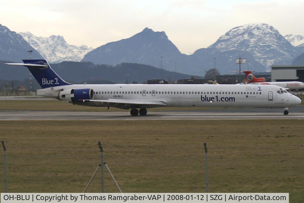 OH-BLU, 1996 McDonnell Douglas MD-90-30 C/N 53458, Blue 1 MDD MD90