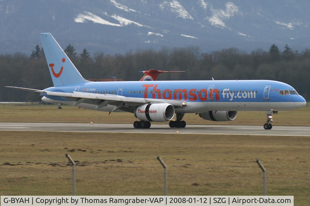 G-BYAH, 1992 Boeing 757-204 C/N 26966, Thomsonfly Boeing 757-200