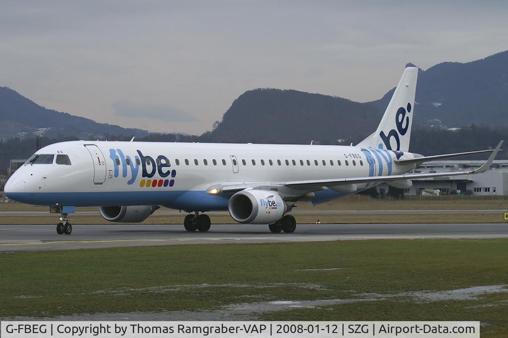 G-FBEG, 2007 Embraer 195LR (ERJ-190-200LR) C/N 19000120, Fly BE - British European Embraer 190