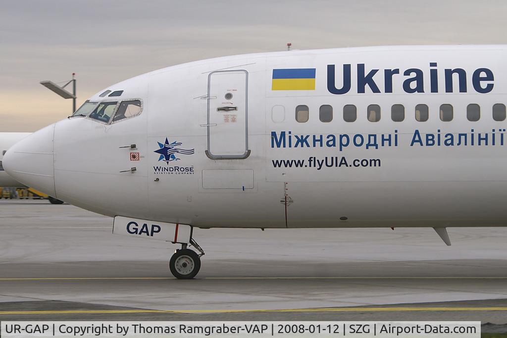 UR-GAP, 1993 Boeing 737-4Z9 C/N 27094, Ukraine International Airlines (Windrose titles) Boeing 737-400
