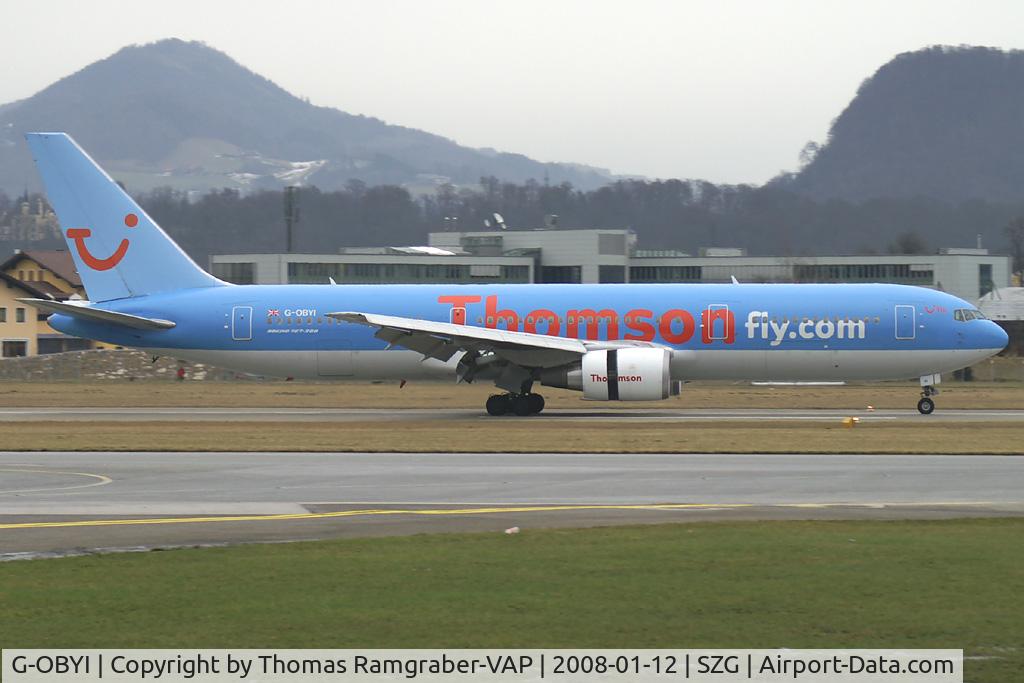 G-OBYI, 2000 Boeing 767-304/ER C/N 29138, Thomsonfly Boeing 767-300
