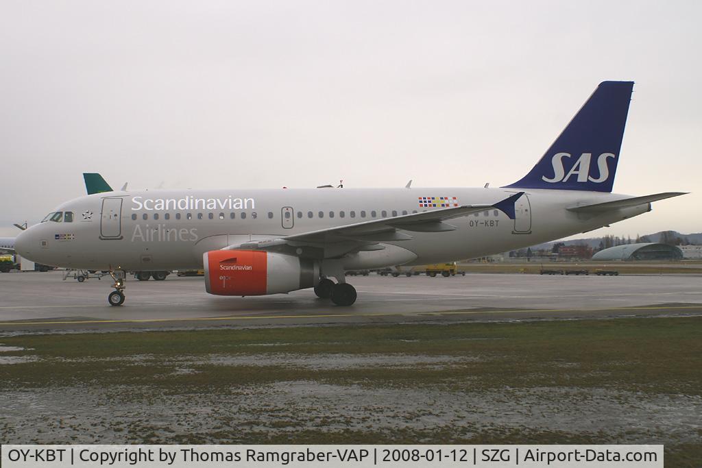 OY-KBT, 2007 Airbus A319-131 C/N 3292, Scandinavan Airlines - SAS Airbus A319
