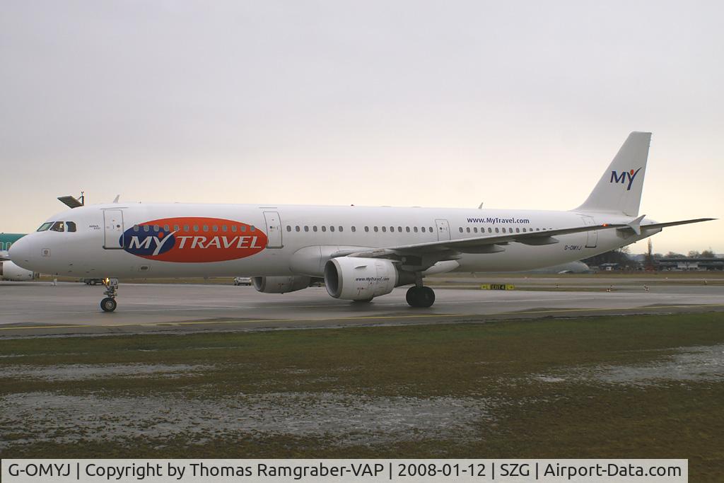 G-OMYJ, 1997 Airbus A321-211 C/N 677, MyTravel Airways Airbus A321