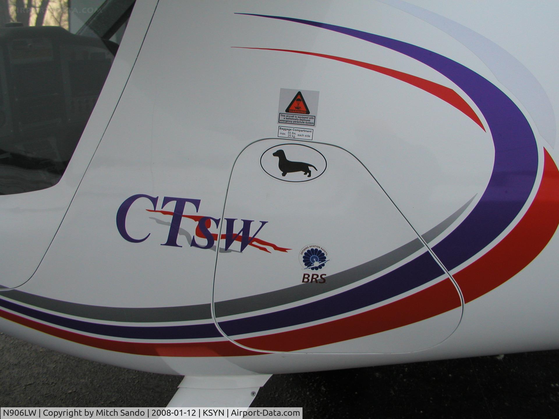 N906LW, 2006 Flight Design CTSW C/N 06-07-09, Parked outside the main hangar at Stanton.