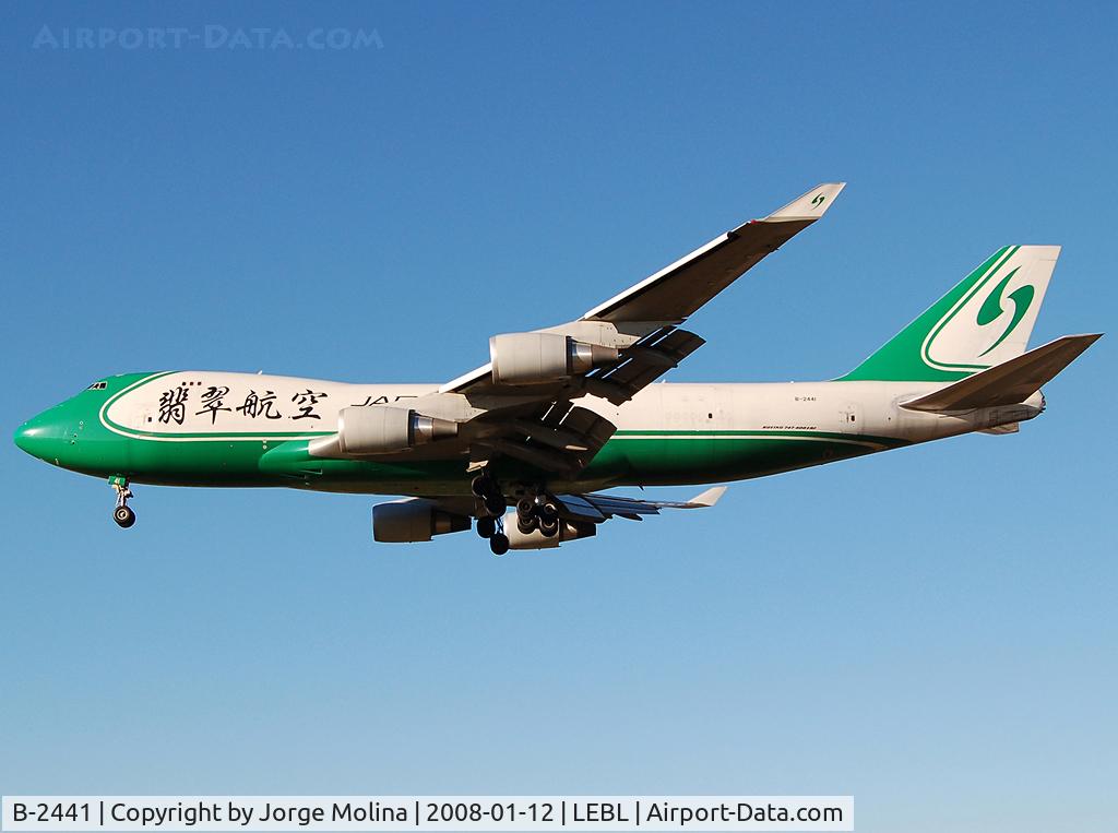 B-2441, 2007 Boeing 747-4EVF/ER/SCD C/N 35172, 