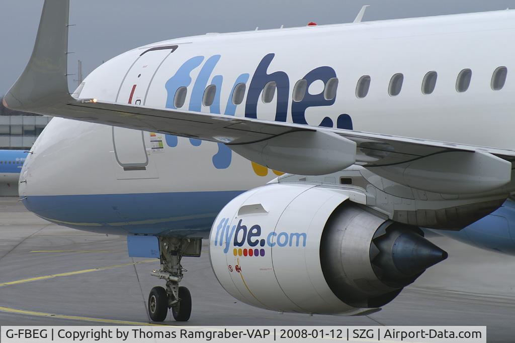 G-FBEG, 2007 Embraer 195LR (ERJ-190-200LR) C/N 19000120, Fly BE - British European Embraer 190