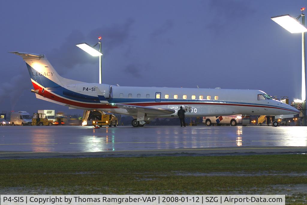 P4-SIS, Embraer EMB-135BJ Legacy C/N 14500586, KAB Holding AVV Embraer 135