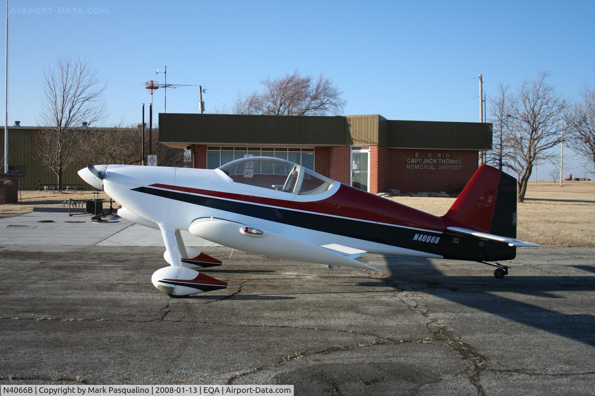 N4066B, 2007 Vans RV-6 C/N 23198, RV-6