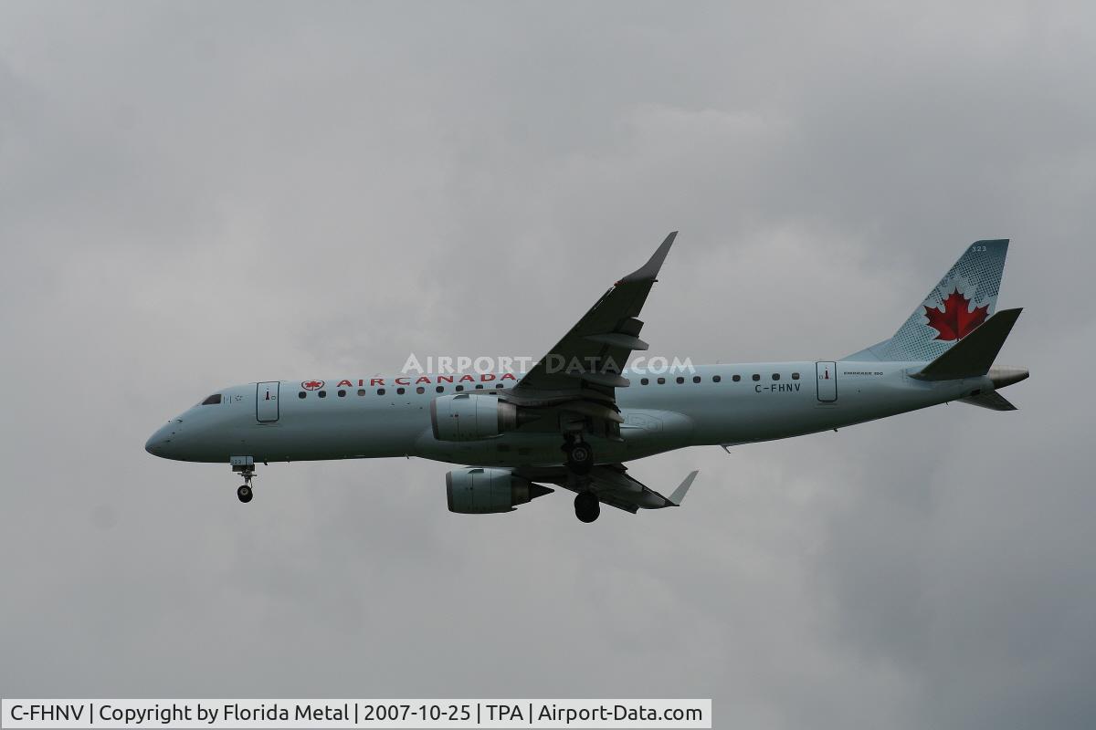 C-FHNV, 2007 Embraer 190AR (ERJ-190-100IGW) C/N 19000075, Air Canada