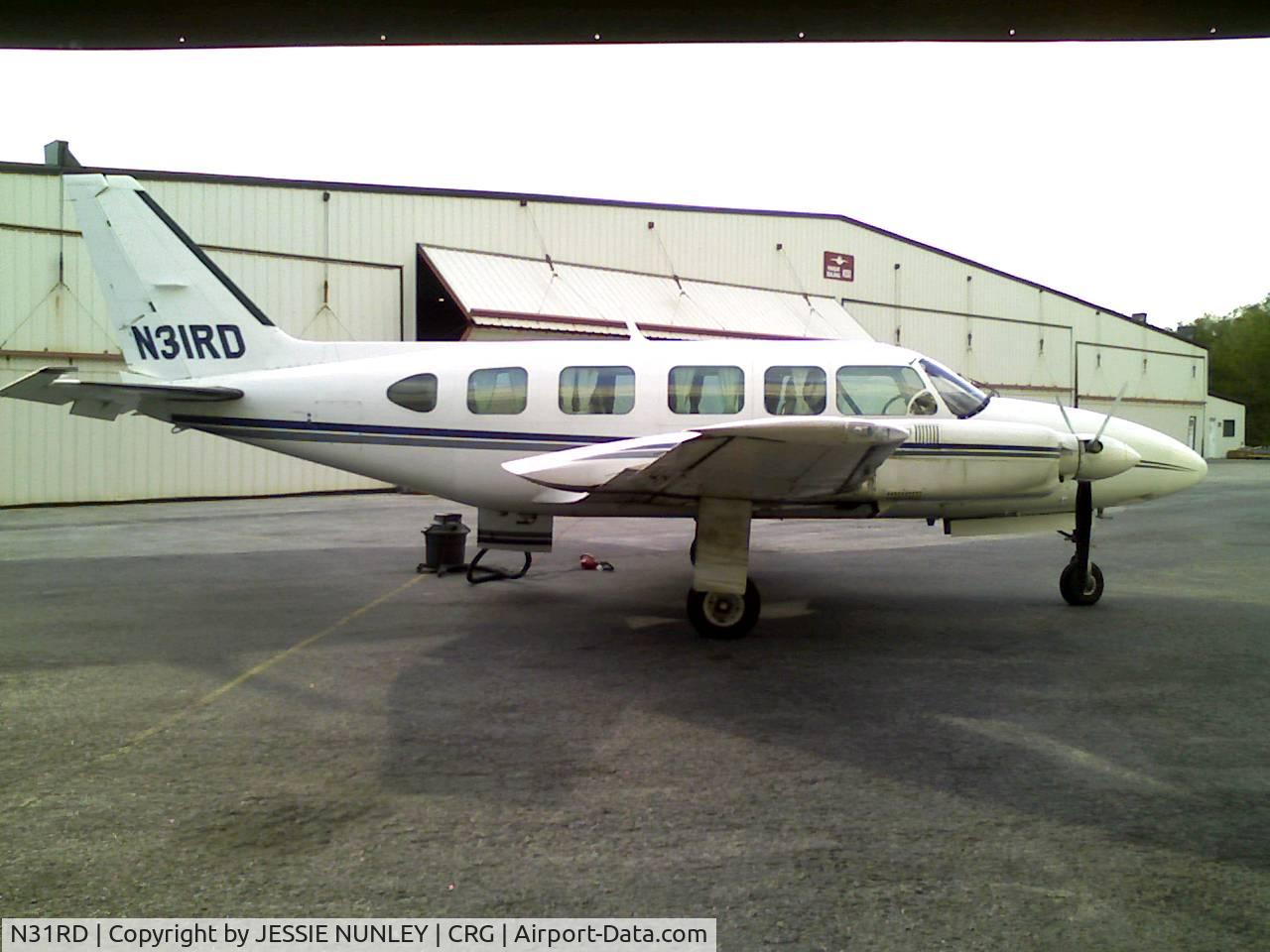 N31RD, 1978 Piper PA-31-350 Chieftain C/N 31-7852059, THIS WAS WHEN IT WAS PARKED IN FRONT OF THE HANGAR