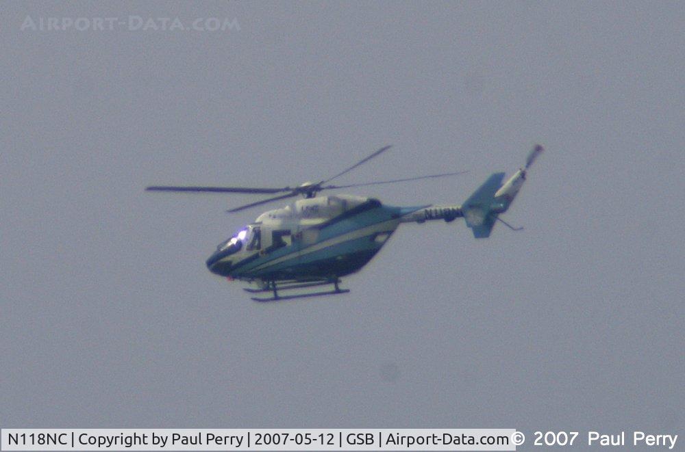 N118NC, Eurocopter-Kawasaki BK-117A-3 C/N 7067, Skirting the airspace, perhaps on a call