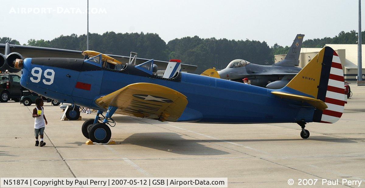 N51874, 1942 Fairchild M-62A C/N T42-3699, Better view of this sweet ride