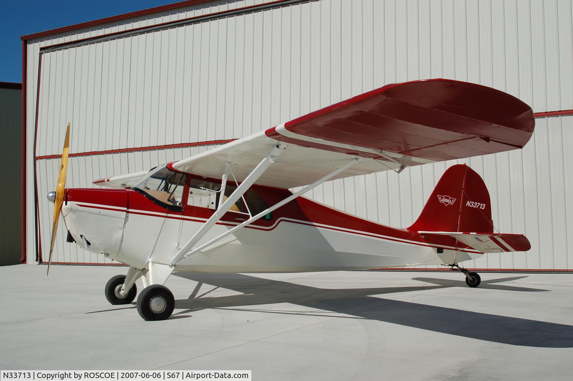 N33713, 1941 Aeronca 65-LB C/N LB12911, AND SHE FLYS GREAT TOO