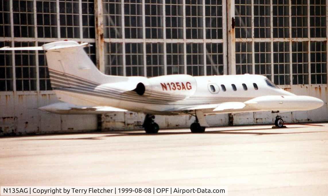 N135AG, 1977 Gates Learjet 35A C/N 132, Learjet 35 at Opa Locka during 1999