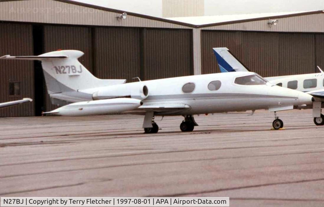 N27BJ, 1971 Learjet 24B C/N 227, Lear 24B at Denver Centennial in 1997