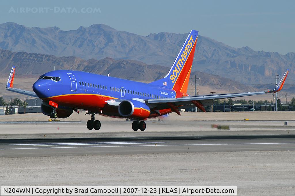 N204WN, 2005 Boeing 737-7H4 C/N 29855, Southwest Airlines / 2005 Boeing 737-7H4
