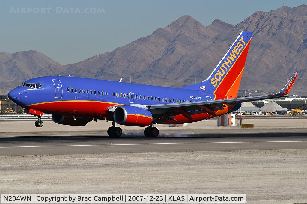 N204WN, 2005 Boeing 737-7H4 C/N 29855, Southwest Airlines / 2005 Boeing 737-7H4