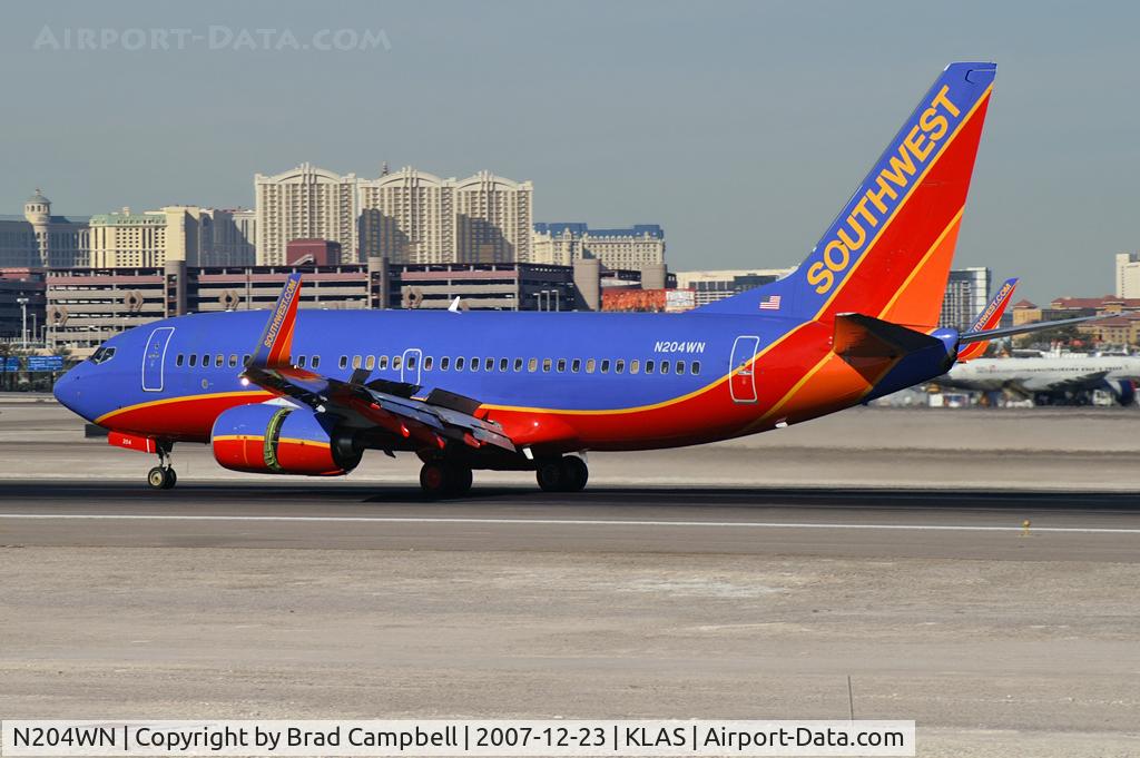 N204WN, 2005 Boeing 737-7H4 C/N 29855, Southwest Airlines / 2005 Boeing 737-7H4