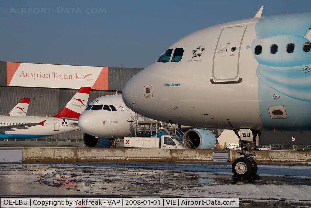 OE-LBU, 2001 Airbus A320-214 C/N 1478, Austrian Airlines Airbus 320 in Euro 2008 colors