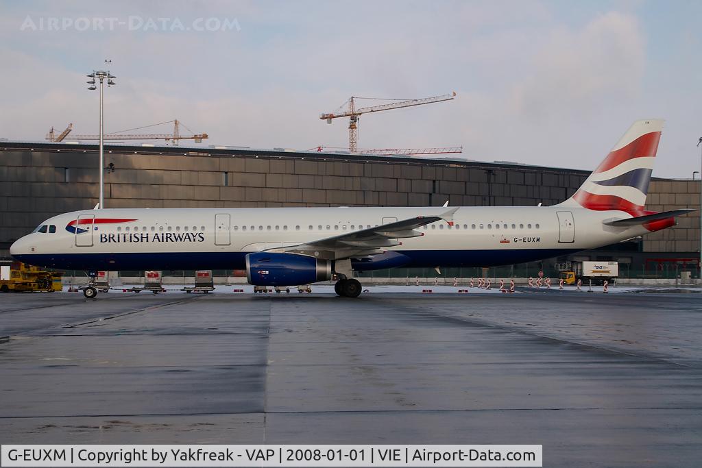 G-EUXM, 2007 Airbus A321-231 C/N 3290, British Airways Airbus A321