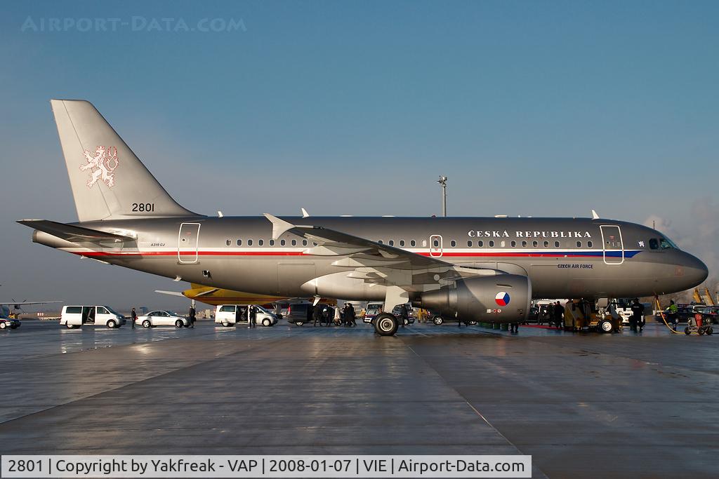 2801, 2007 Airbus ACJ319 (A319-115/CJ) C/N 2801, Czech Air Force Airbus A319